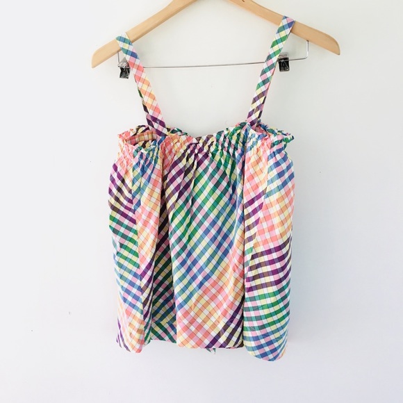NWT J. Crew checkered tank - Picture 4 of 7